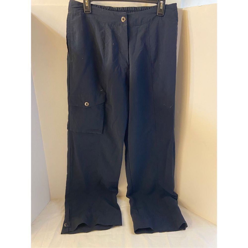 Magellan nylon pants women large black rn#70327‎